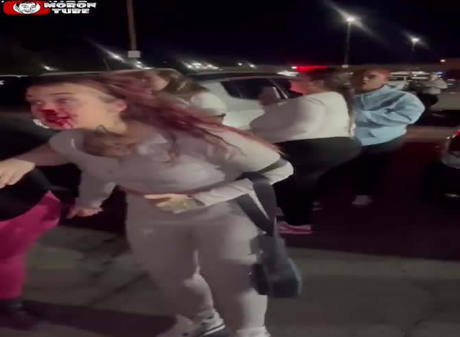 Video :Shock - a woman finds a general fight in a Columbus parking lot especially difficult (Warning - startling)